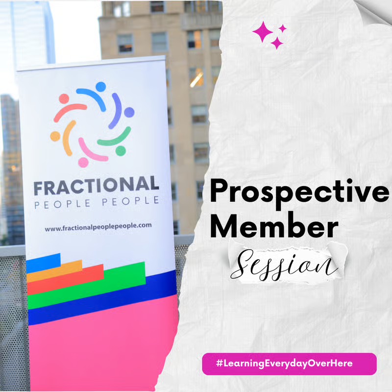 Prospective Member Session