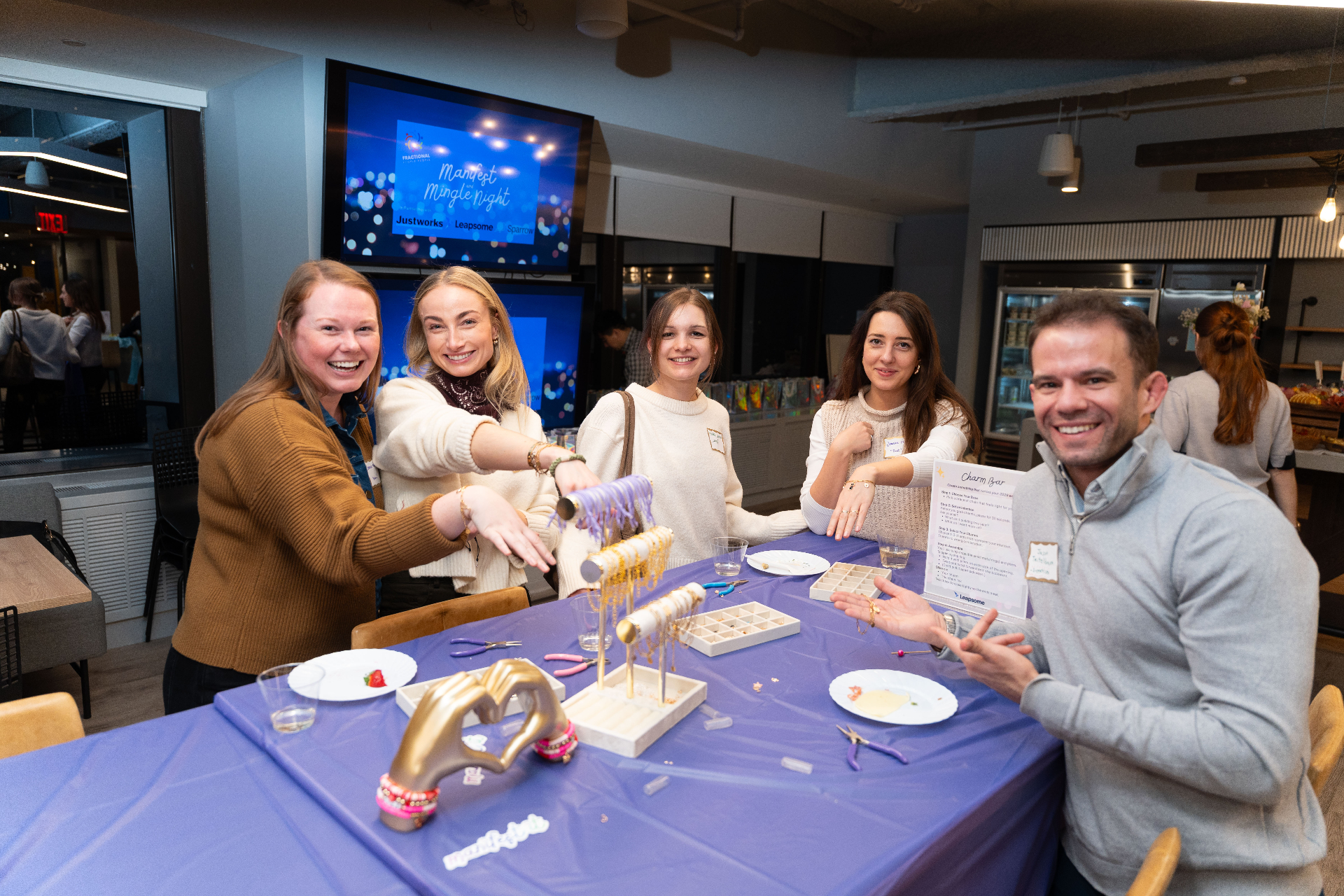 FPP partners and members collaborating at a community charm bar event